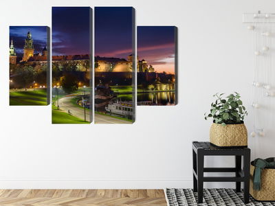 Ljuddämpande tavla - Wawel royal castle at sunrise