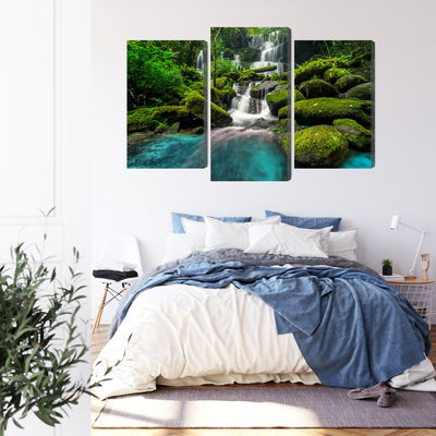 Ljuddämpande tavla - A beautiful waterfall