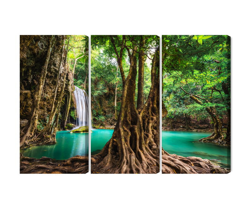 Ljuddämpande tavla - Erawan waterfalls