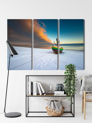 Ljuddämpande tavla - Fishing boat