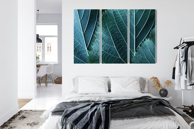 Ljuddämpande tavla - Leaves in a macro scale