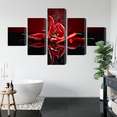 Ljuddämpande tavla - Red chili peppers