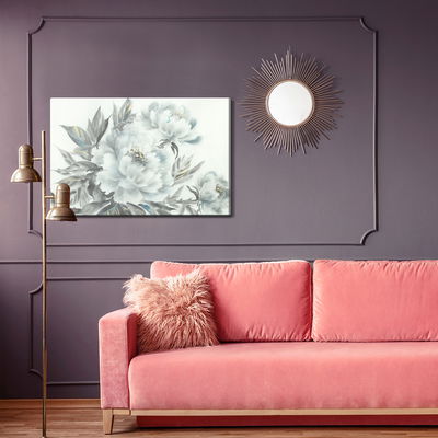 Ljuddämpande tavla - Peonies as painted