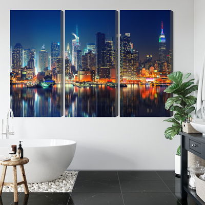 Ljuddämpande tavla - Panoramic view of manhattan