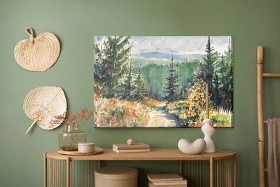 Ljuddämpande tavla - Landscape with mountains