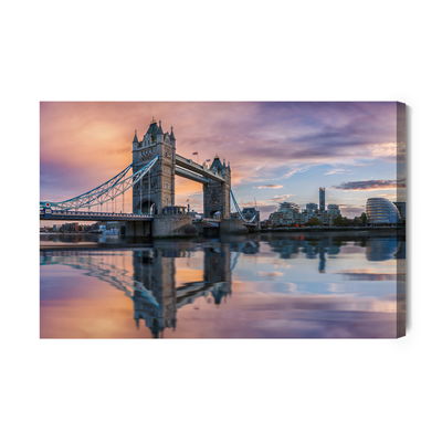 Ljuddämpande tavla - 3d London panorama