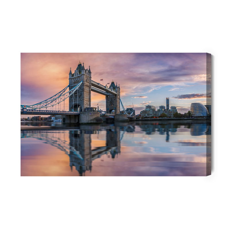 Ljuddämpande tavla - 3d London panorama