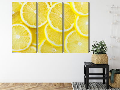 Ljuddämpande tavla - Lemon slices