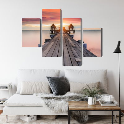 Ljuddämpande tavla - Hazy sea