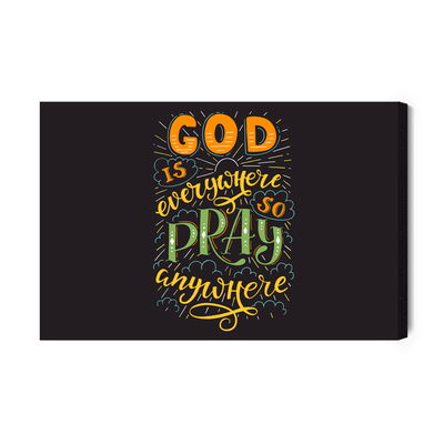 Ljuddämpande tavla - God is everywhere