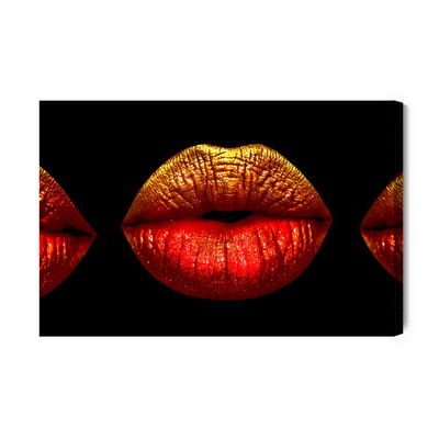 Ljuddämpande tavla - Painted lips