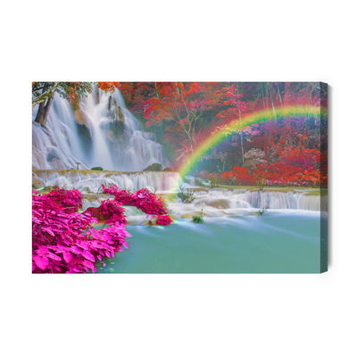 Ljuddämpande tavla - Kuang si waterfall in laos