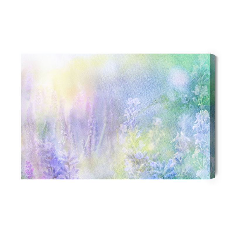 Ljuddämpande tavla - Lavender painted