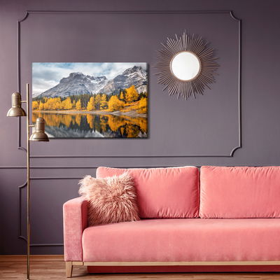 Ljuddämpande tavla - Autumn in the mountains