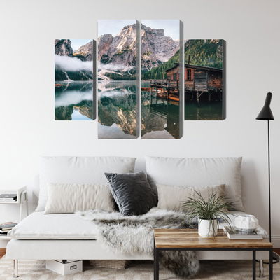 Ljuddämpande tavla - A cottage on the italian