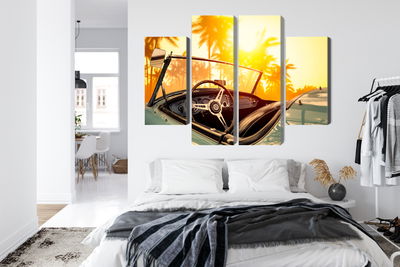 Ljuddämpande tavla - View from the car