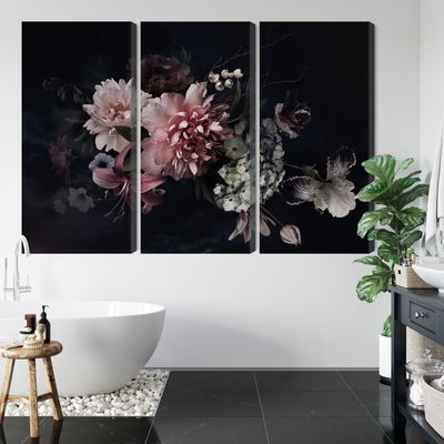 Ljuddämpande tavla - Flowers in vintage style