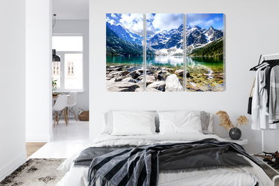 Ljuddämpande tavla - Lake morskie oko 3d