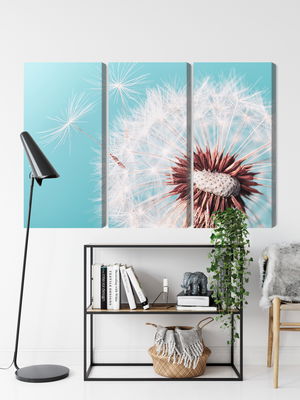 Ljuddämpande tavla - Dandelion flower on a macro