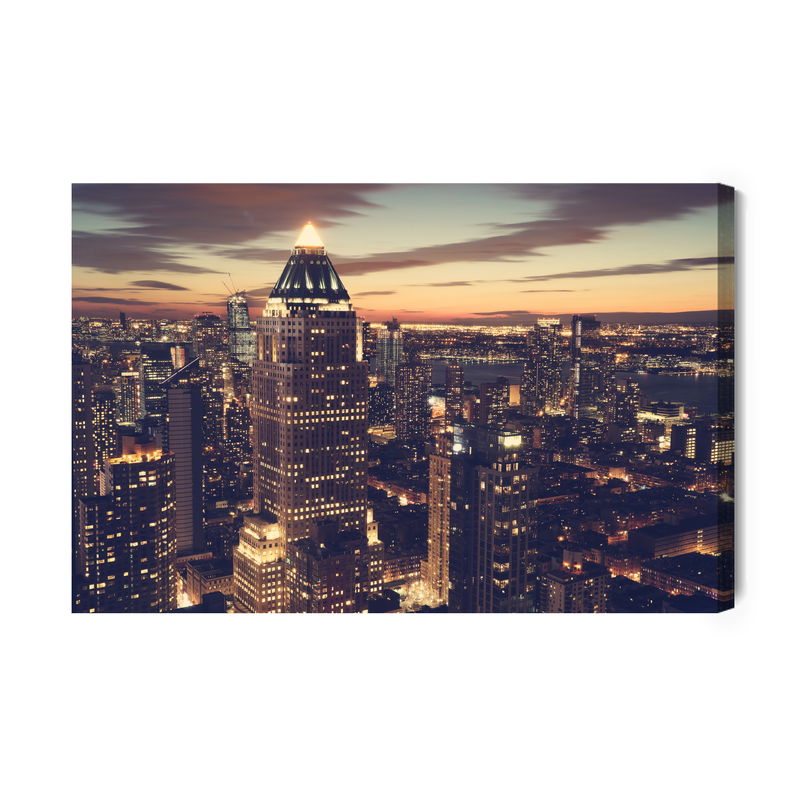 Ljuddämpande tavla - New York by night