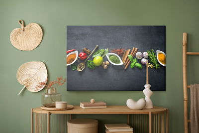 Ljuddämpande tavla - Oriental herbs and spices