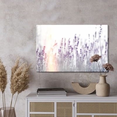 Ljuddämpande tavla - Lavender at sunset