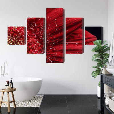 Ljuddämpande tavla - Flower petals on a macro