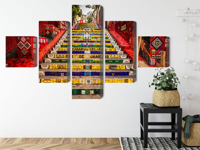 Ljuddämpande tavla - Selaron stairs