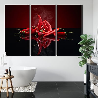 Ljuddämpande tavla - Red chili peppers