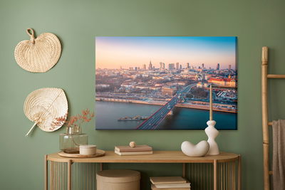 Ljuddämpande tavla - Warsaw at dawn