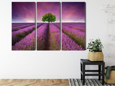 Ljuddämpande tavla - A tree in the middle of a 3d