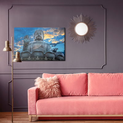 Ljuddämpande tavla - Buddha statue at po lin