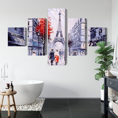 Ljuddämpande tavla - The view of the Paris street