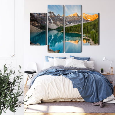 Ljuddämpande tavla - Canadian Moraine Lake 3d