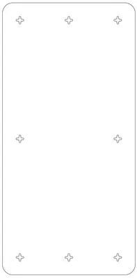 Ljuddämpande tavla - Cards with black symbols