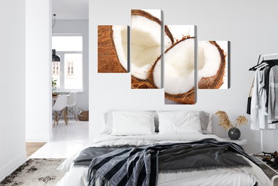 Ljuddämpande tavla - Coconut halves