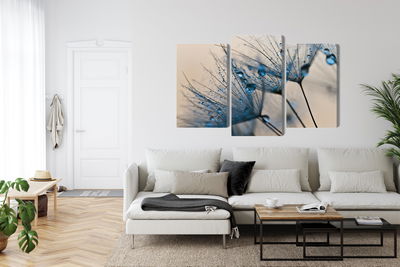 Ljuddämpande tavla - Dandelions with water