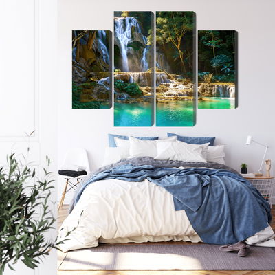 Ljuddämpande tavla - Kuang si waterfall