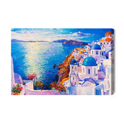 Ljuddämpande tavla - Sea in greece