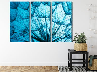 Ljuddämpande tavla - A close-up of a 3d dandelion