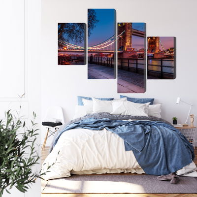 Ljuddämpande tavla - Tower bridge in London