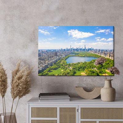 Ljuddämpande tavla - Aerial view of central park