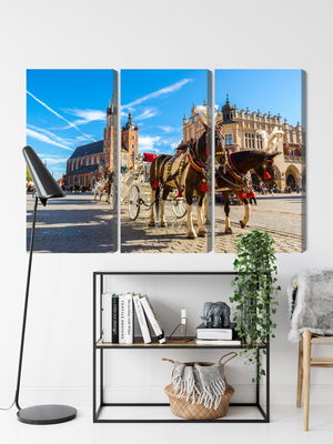 Ljuddämpande tavla - Horse carriages