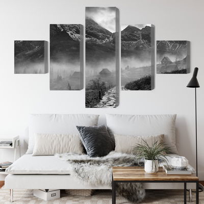 Ljuddämpande tavla - Hala gasienicowa in black