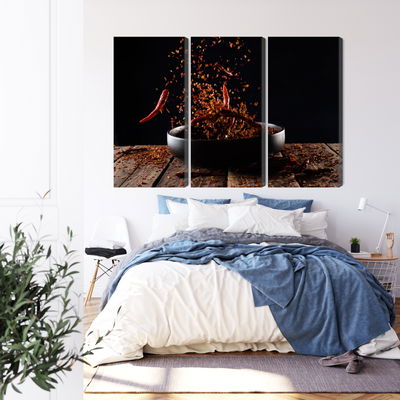 Ljuddämpande tavla - Cayenne pepper in flight