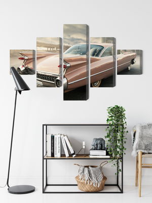 Ljuddämpande tavla - Vintage style car