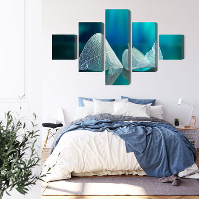 Ljuddämpande tavla - Delicate leaves close up