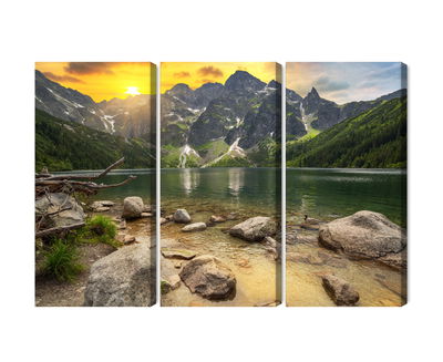 Ljuddämpande tavla - Morskie oko in tatra