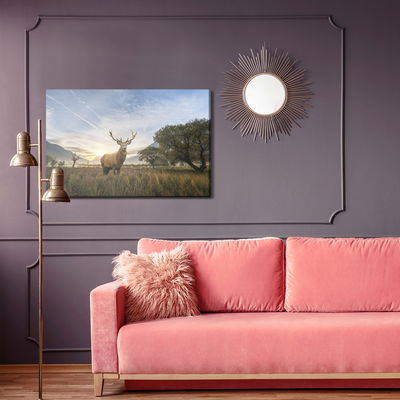 Ljuddämpande tavla - Deer on the background