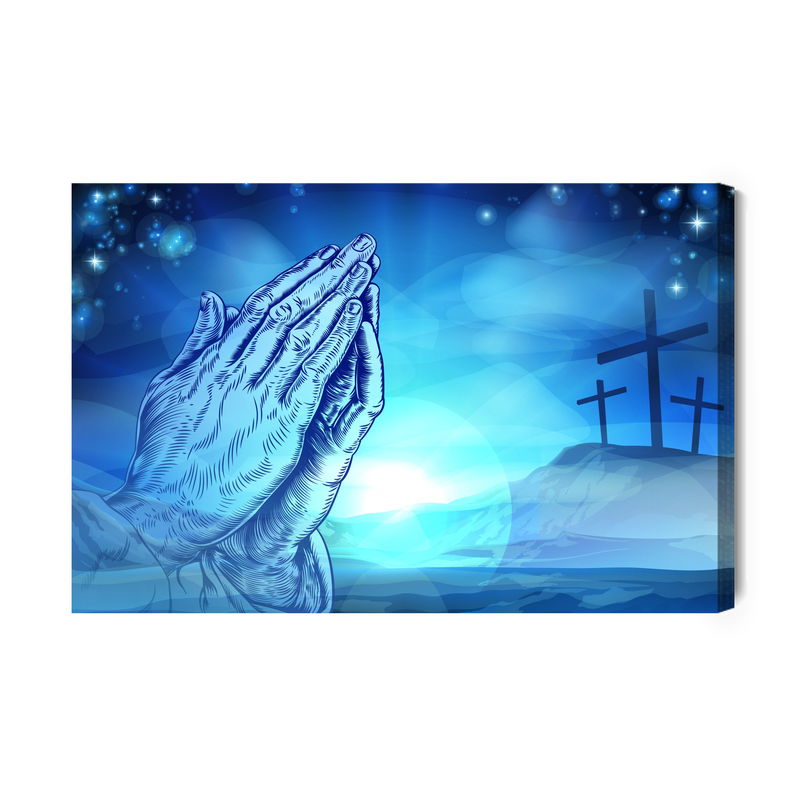 Ljuddämpande tavla - Three crosses on the hill